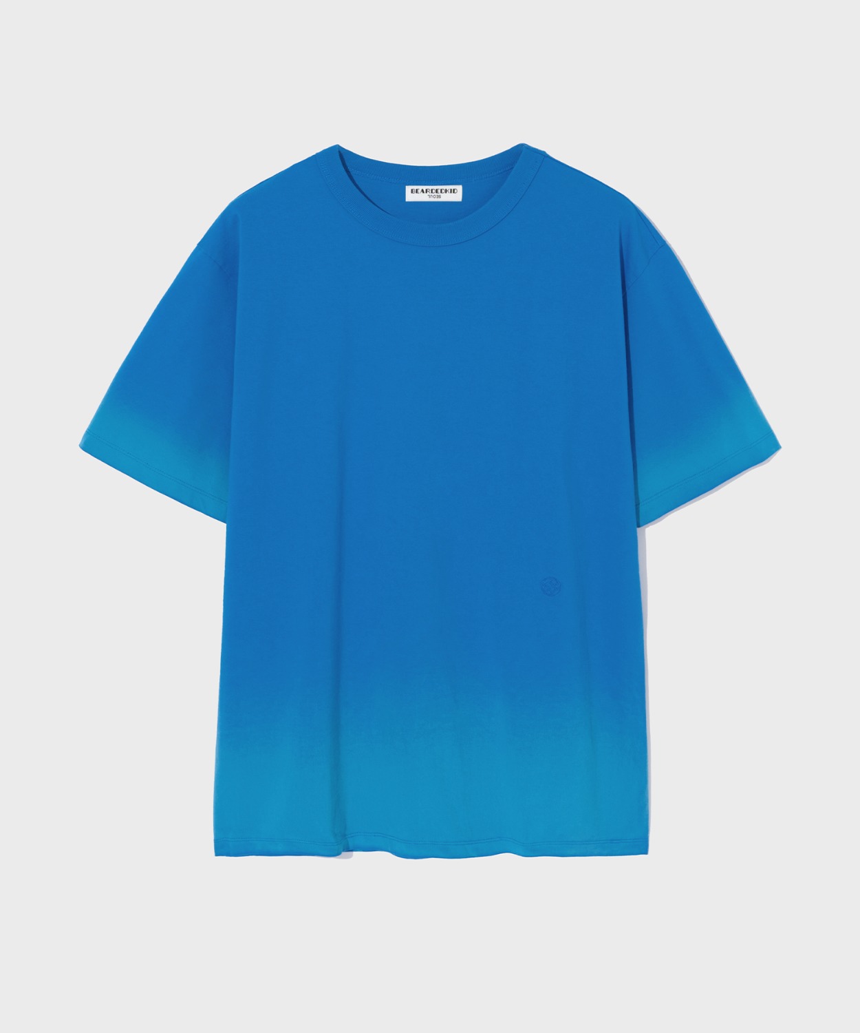 오로라 하프 슬리브 티셔츠 블루